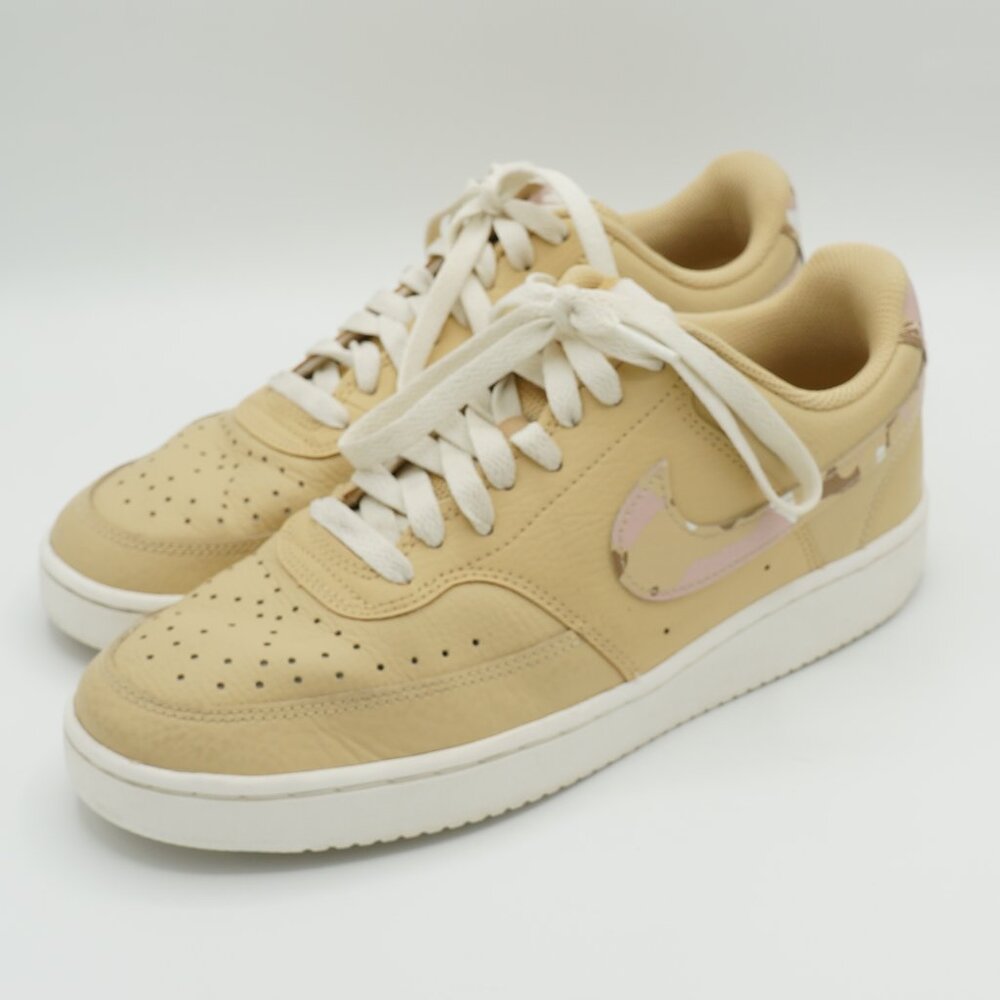 Nike Court Vision Low Sesame Camo Sneakers Women's Size 9